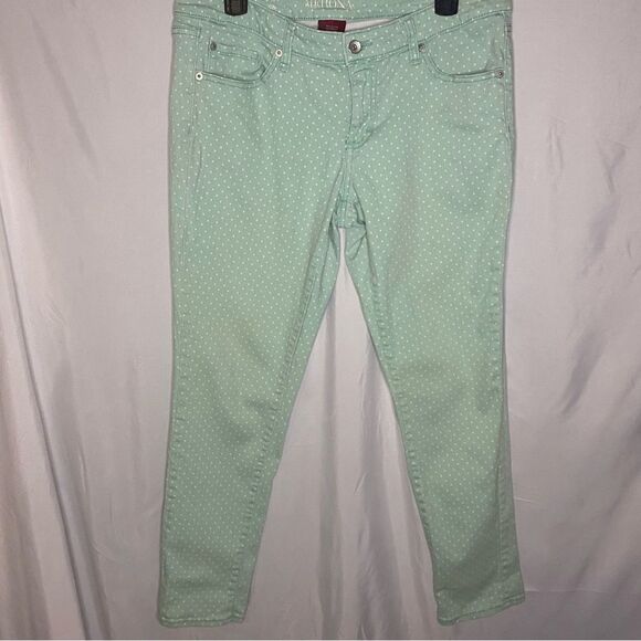 Merona Polka Dot Women’s Jeans Size 12 - Picture 1 of 5